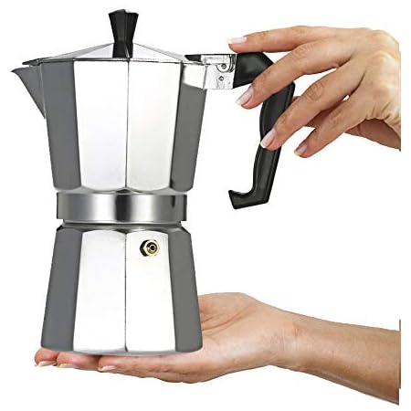 Amazon.com: Cafetera Percolator Cubana Italiana 3 6 12 tazas en caja :  Hogar y Cocina
