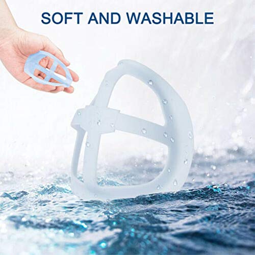 gazechimp Suporte De Proteção Para Batom 5/10 Reutilizável 3D Para Máscara Facial Respirável - Azul