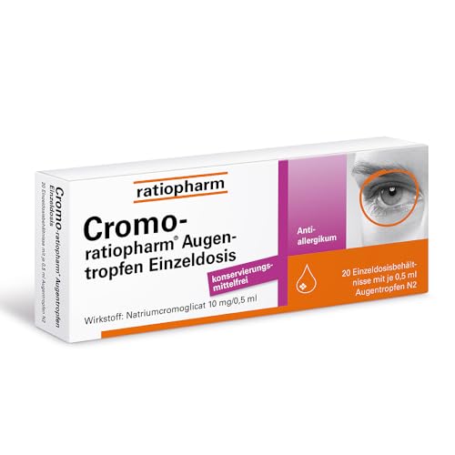 Cromo-ratiopharm® Augentropfen Einzeldosis – Linderung bei allergischer Bindehautentzündung und Schutz