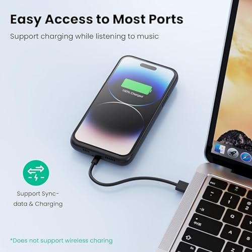 Akkuhülle für iPhone 14 Plus/14 Pro Max/13 Pro Max, 8600mAh Smart Battery Case Zusatzakku Ladehülle, Abnehmbare Tragbare Handyhülle Akku, Powerbank Hülle für iPhone 13Promax/14Plus/14Promax 6,7 Zoll