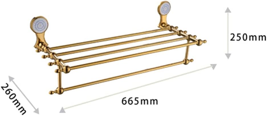 Towel Racks Towel Rails New Bath Towel Rack with Single Towel Bar, European Towel Rail, Fashion Modern Bathroom Wall Mount Shelf Towel Racks Needed-B,Animal Horse image 2