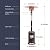 Patio Heater KEZATO 48,000 BTU Propane Outdoor Patio Heater for Residential or Commercial Use 87 Inches - Bronze