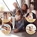LAMKHOO 2Pcs Breathing Necklace for Anxiety Relief Breathlink Stop Smoking Quit Vaping Aids Fidget Necklace for Smoking Cessation Vaporless Smokeless Inhaler for Adult Women Men (2, Black&Silver)