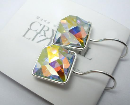 Boucles d'oreilles Aurore boréale argent 925 le cadeau d'exception avec certificat - 4