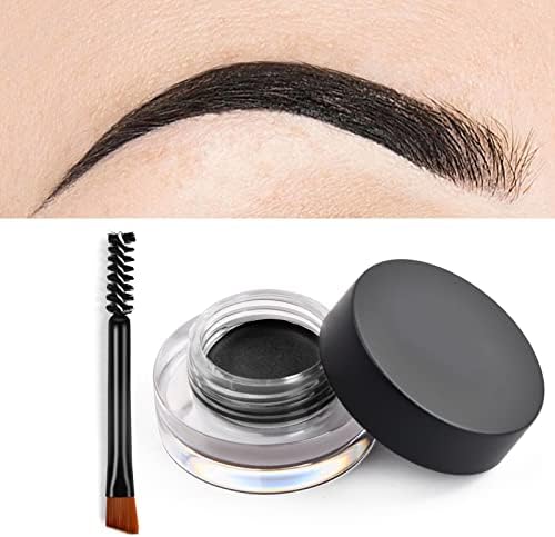 Crema para Cejas, Pomada para Cejas, Gel Cremoso con Cepillo de C...