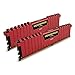 Corsair CMK16GX4M2A2133C13R Vengeance LPX 16GB (2x8GB) DDR4 DRAM 2133MHz (PC4-17000) C13 Memory Kit - Red