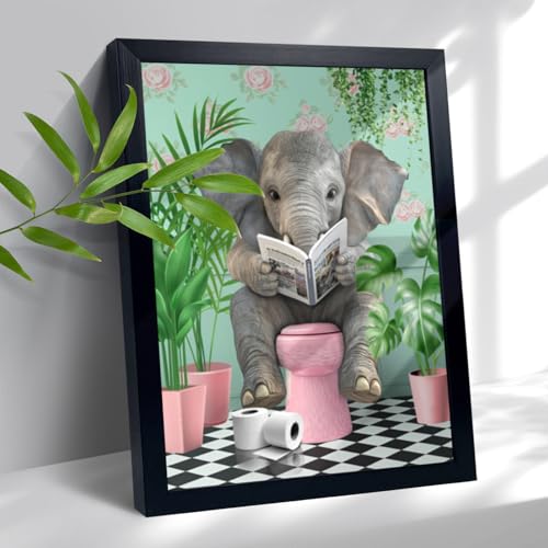 Funny Bathroom Wall Art Black Framed Bathroom Decor Wall Art