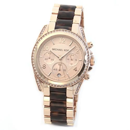Blair �u���A ���[�Y�S�[���h/�^�[�g�C�Y ���f�B�[�X �}�C�P���R�[�X ���v MICHAEL KORS MICHAELKORS MK5859 [���s�A���i]