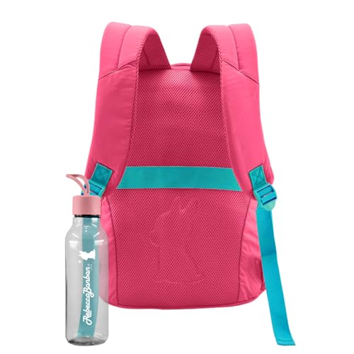 Kit Mochila Costas Estojo e Lancheira Soft Oficial Rebecca Bonbon Coleção Nova Meninas (Rosa)