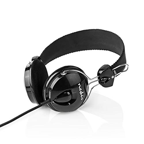 NEDIS On-Ear Wired Headphones, Ultra-Lightweight Compact Design, Soft Cushion Ear Pads, Braided Tangle-Free Cable - Image 4