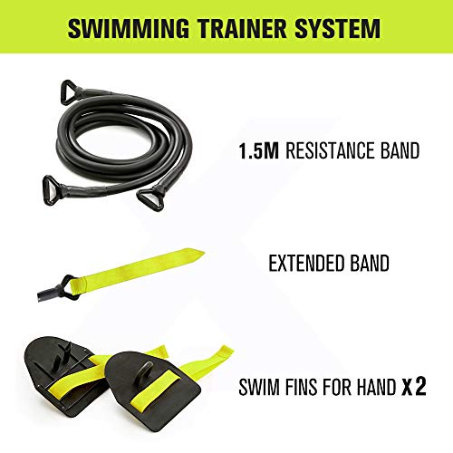 Dryland Powercord with Paddles Swim Trainer