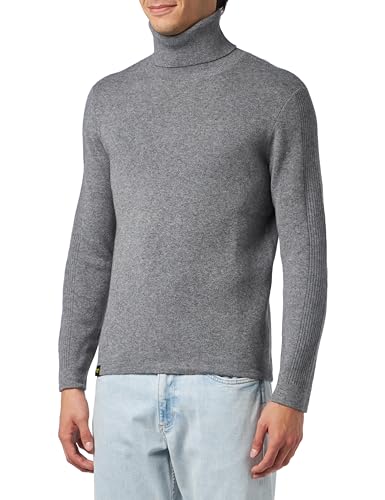 Pull col roulé Blauer M93 gris haut de gamme en taille 46