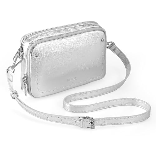 Image of befen Genuine Leather Crossbody Bags for Women, RFID Leather Purses