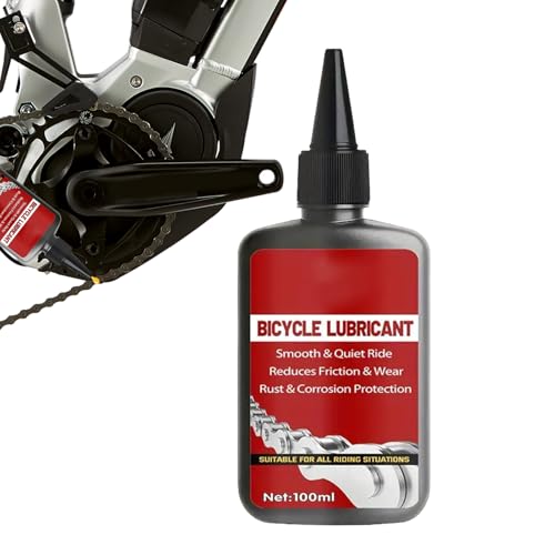 Olio Lubrificante Per Catena Di Bicicletta – Grasso Impermeabile E Antiruggine Da 100 Ml | Formula Di Penetrazione Profonda Per La Manutenzione O Montana | Ideale Per Ciclismo, Scooter, Garag