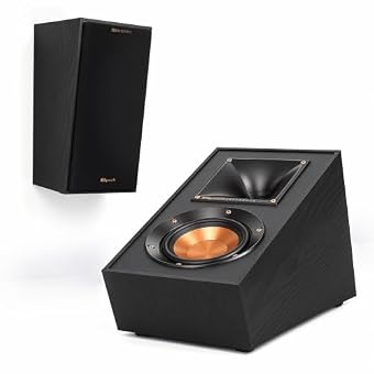 Klipsch R-41SA Powerful Detailed Home Speaker Set of 2 Black