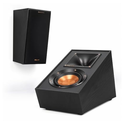 Klipsch R-41SA Powerful Detailed Home Speaker Set of 2 Black