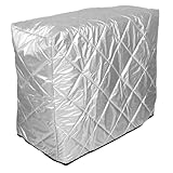 COHEALI Funda para Aire Acondicionado Exterior Cubierta Antipolvo E Material Grueso Aislamiento Térmico Protección Solar Lluvia Tamaño 72X26X55 CM Diseño Acolchado Capa para Uso