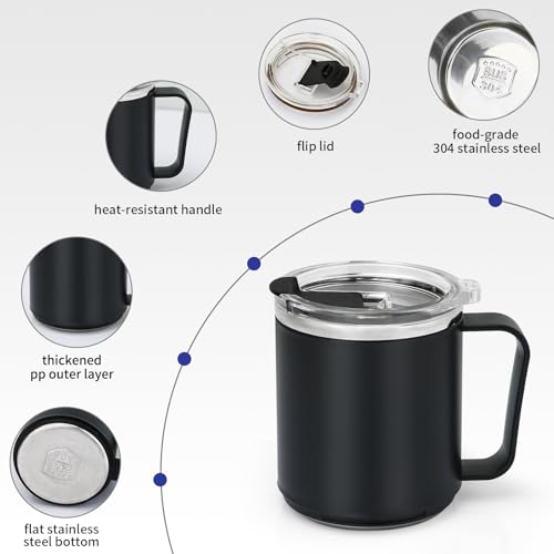Image of VOBAGA Coffee Mug Warmer with 15oz Mug Set, Electric Coffee Cup Warmer with Three Temperature Settings for Home Office Desk, Smart Coffee Warmer with Auto Shut Off for Cocoa Tea Candles Coffee Gift