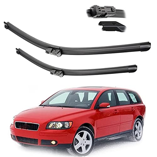 Balais d'essuie-glace avant Volvo V50, lot de 2 essuie-glaces haute performance