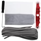 Holibanna 1set Window Screen Repair Kit Spline Roller Hook Easy DIY Tool for Window Screen Maintenance and Replacement Mesh Repair Accessory for Homeowners