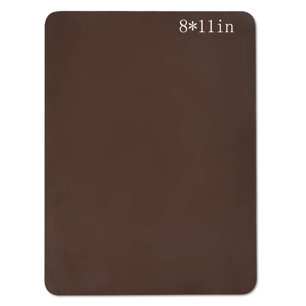 SUMURA Leather Repair Patch, Leather Adhesive Kit for Sofas, Drivers Seat, Couch, Handbags, Jackets - 8× 11inch（Medium Brown）