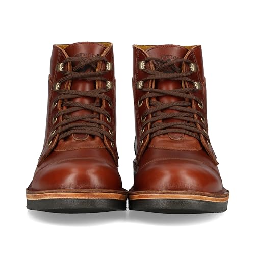 JIM GREEN Numzaan Frog Sole Boots Lace-Up Water Resistant Full Grain Leather Work or Hiking Boot2