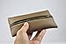Pocket Tissue Holder with Zipper Enclosed Small Size Leather Travel Tissue Pouch for Purse (Brown)