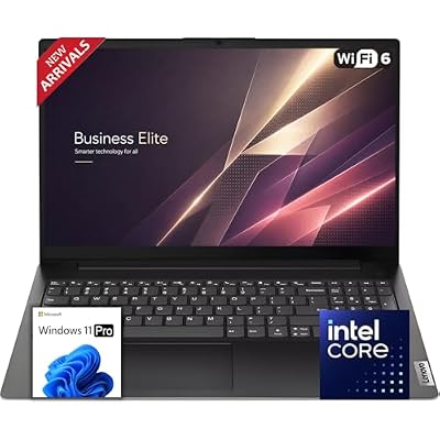 EBRANE Customized Laptop, Created Using Lenovo 15.6" FHD Business Laptop 2026-2027 Edition, Intel Quad-Core Processor, 8GB/16GB DDR5 RAM, 256GB/512GB/1TB/2TB PCIe, Windows 11 Pro with MS 365 for Web