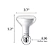 Philips LED Dimmable BR30 Light Bulb: 650-Lumen, 2700-Kelvin, 11-Watt (65-Watt Equivalent) E26 Base, Frosted, Soft White, 3-Pack (474197)