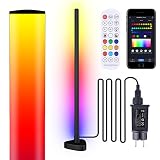 MIHEAL LED Floor Lamp, Corner Lamp RGB+ White Modern Smart Floor Lamps 16 Millions Color Changing DI
