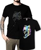 Dinosaur Shirt Mens Graphic Tees Streetwear, Hypercolor T Shirt - Funny Color Changing Graphic Shirt...