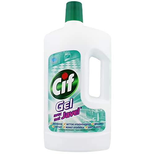 Cif Gel Javel Nettoyant Sols Multi-Usages,Dégraisse et Nettoie, Sols et surfaces propres et brillants, 1L Cover