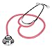 Dixie EMS Aneroid Sphygmomanometer and Dual Head Stethoscope Set with Adult Size Blood Pressure Cuff, Calibration Key and Carrying Case – Pink