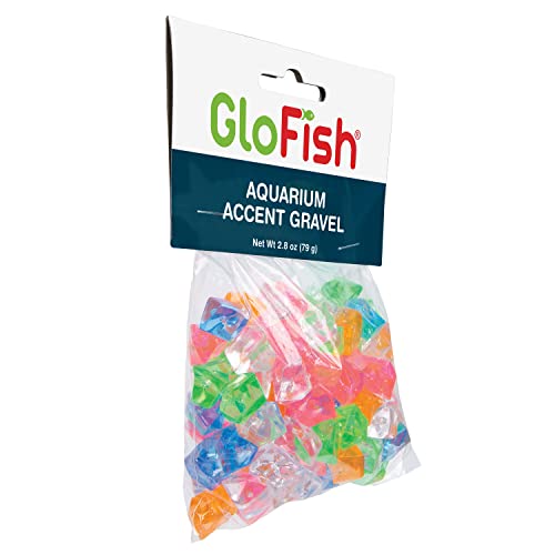 GloFish Accent Gravel para aquários, e tipos 85 g