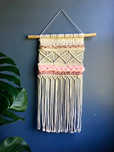 Wild Cotton Fiber Arts Nursery Macrame Wall Hanging Large Macrame Wall Hanging Geometric Wall Art Woven Tapestry Decor Bohemian Home And Living Driftwood Macrame Hanger 28 X 28 Home Decor Handmade Products Houseofrd Com