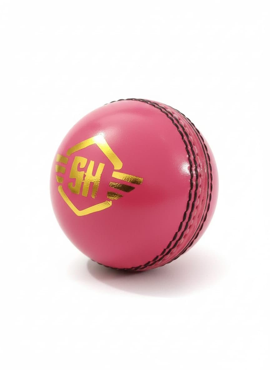 SNEHA HANDICRAFT Professional Cricket Ball, Pink Leather, Black Seam 2 Peace (Pack of 1) - Review, Price and Buying Guide
