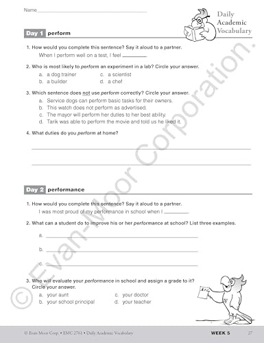 Daily Academic Vocabulary, Grade 5 Teacher Edition - Image 5