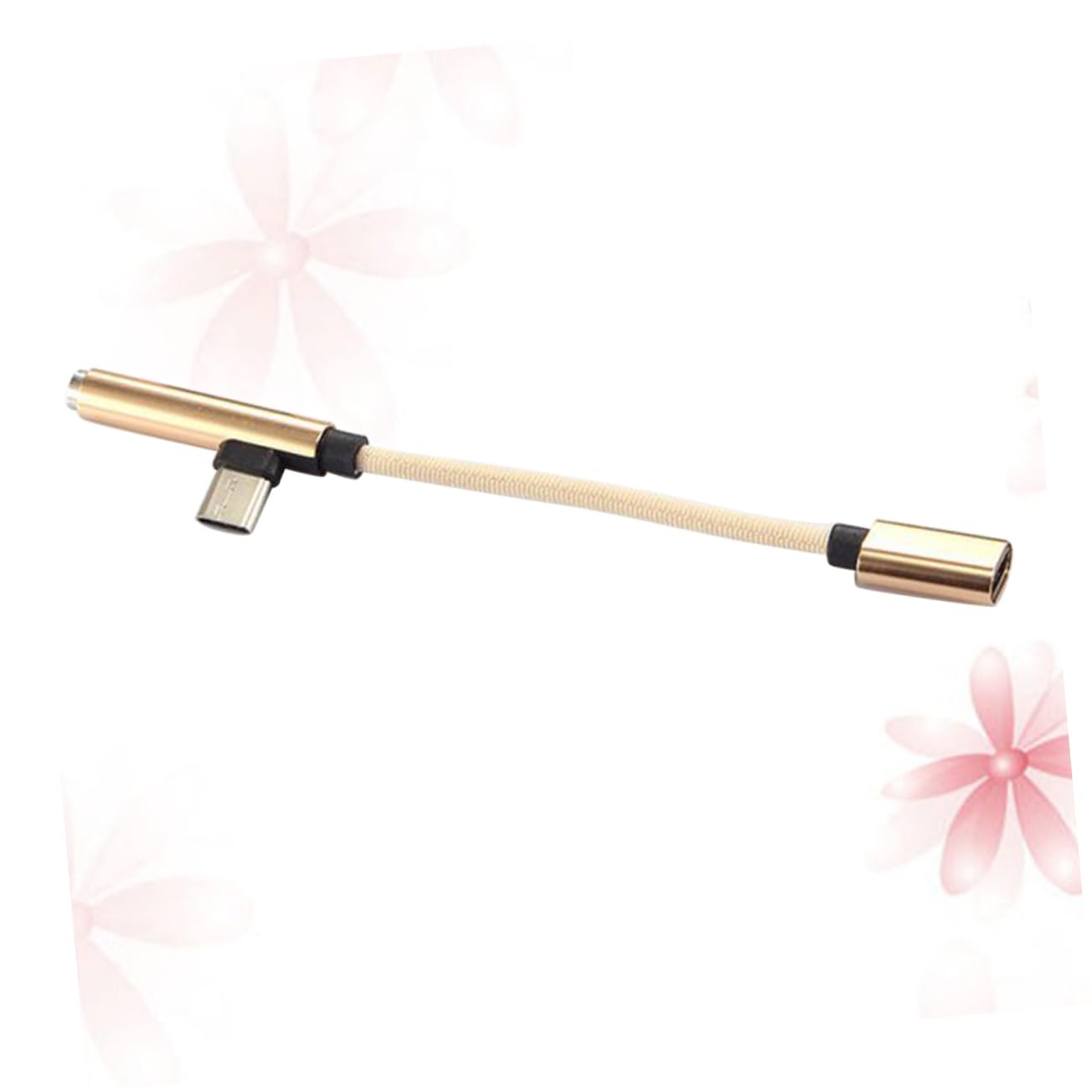 DOITOOL 3stücke Type-c Zu Kopfhörer Adapter Beige USB-c Audiokabel Für Smartphones Klinkenanschluss Und Robust Für Musik Und Anrufe
