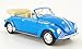 VW Käfer Cabriolet, hell-blau, offen , 1959, Modellauto, Fertigmodell, Welly 1:24