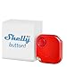 Produktbild Shelly BLU Button1 - Rot | Intelligente Bluetooth-Taste zur Aktivierung von Aktionen und Szenen | Multi-Klick-Aktivierung | Sofortige Reaktionszeit | Ton- und Lichtalarm | iOS-Android-App