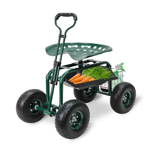 BESTHLS Rolling Garden Cart 500lb