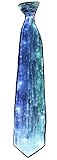 HolyThreads! Fiber Optic Tie (White Tie, 7 Colors) - Light Up Tie - Glow Tie (Medium)
