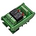 Electronics-Salon DIN Rail Mount 2 SPDT 10Amp Power Relay Interface Module, DC 5V Version.