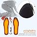 Heated Insoles USB Electric Power Thermal Soles for Winter Boots Shoes Sneaker Ice Fishing Camping Outdoor Activities, Feet Warmers Full-Foot Heating & Cut-to-Fit Design for Women Men (41-46)