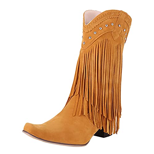 Bottines compensées vintage en cuir et velours pour femme