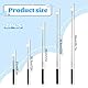 2 PCS Zeigestab Ausziehbar Lehrer Zeiger Finger Lehrer Pointer Stick Mini Einziehbar Klassenzimmer Zeiger Zeigestock Edelstahl für Lehrerunterricht Lehrer Whiteboard Tafel ZeigerSchwarz)