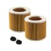 Produktbild 2x Filter kompatibel mit Kärcher Staubsauger WD3 Premium, WD2, WD 3 P, MV2, MV 3, A2054, , alternativ zu original 6.414-552.0, 6.414-772.0, 6.414-547.0