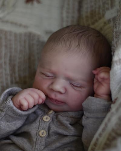 Muñeca bebé Reborn realista de 18 pulgadas silicona miniatura 1