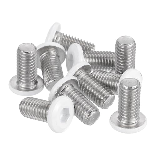 MECCANIXITY M8-1.25 x 16mm �{�^���w�b�h �Z�p���t���{���g 304�X�e�����X�X�`�[���{���g �t���X���b�h ���邢�d�グ �Z���t�^�b�s���O�˂� �Ƌ�d�����i�p �z���C�g 10��