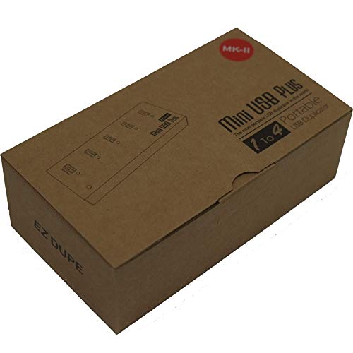 Image of [New Update Version] EZ Dupe 1 to 4 Mini USB Plus MK II Duplicator - Standalone Portable USB Flash Media Thumb Drive Compact Copier (DM-FU0-5V04B-V2)